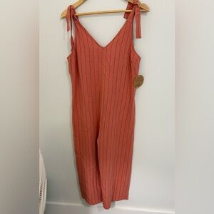 NWT Spring Ocean Romantic Striped Jumpsuit